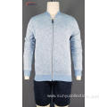 Men's cotton french terry long sleeve sweatjacke